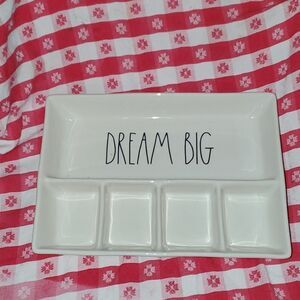 Rae Dunn by Magenta DREAM BIG Tray Organizer NWOT